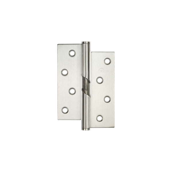 Eclipse - 102x76x2mm Rising Hinge (Right Hand) -  Satin Stainless Steel -  14844 - Choice Handles