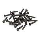 From The Anvil - Black 6 x 3/4" Round Head Screws (25) - 33409 - Choice Handles
