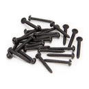 From The Anvil - Black 6 x 1" Round Head Screws (25) - 33410 - Choice Handles