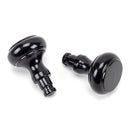 From The Anvil - Black Regency Curtain Finial (pair) - Black  - 49897 - Choice Handles