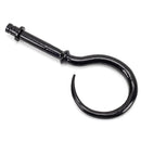 From The Anvil - Black Hook Curtain Finial (pair) - Black  - 49903 - Choice Handles