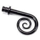 From The Anvil - Black Monkeytail Curtain Finial (pair) - Black  - 49907 - Choice Handles