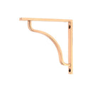 From The Anvil - Polished Bronze Abingdon Shelf Bracket (150mm x 150mm) - Polished Bronze  - 51093 - Choice Handles