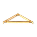 From The Anvil - Polished Brass Barton Shelf Bracket (150mm x 150mm) - Polished Brass  - 51105 - Choice Handles