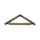 From The Anvil - Burnished Brass Barton Shelf Bracket (150mm x 150mm) - 51108 - Choice Handles