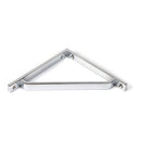 From The Anvil - Polished Chrome Barton Shelf Bracket (150mm x 150mm) - Polished Chrome  - 51109 - Choice Handles