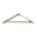 From The Anvil - Polished Nickel Barton Shelf Bracket (150mm x 150mm) - Polished Nickel  - 51111 - Choice Handles