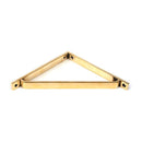 From The Anvil - Satin Brass Barton Shelf Bracket (200mm x 200mm) - Satin Brass  - 51117 - Choice Handles