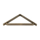 From The Anvil - Burnished Brass Barton Shelf Bracket (200mm x 200mm) - 51118 - Choice Handles