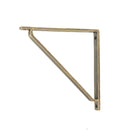 From The Anvil - Burnished Brass Barton Shelf Bracket (200mm x 200mm) - 51118 - Choice Handles