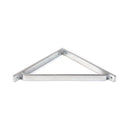 From The Anvil - Polished Nickel Barton Shelf Bracket (200mm x 200mm) - Polished Nickel  - 51121 - Choice Handles