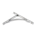 From The Anvil - Polished Nickel Apperley Shelf Bracket (260mm x 200mm) - Polished Nickel  - 51131 - Choice Handles
