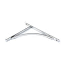 From The Anvil - Satin Chrome Apperley Shelf Bracket (314mm x 250mm) - Satin Chrome  - 51140 - Choice Handles