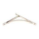 From The Anvil - Polished Nickel Apperley Shelf Bracket (314mm x 250mm) - Polished Nickel  - 51141 - Choice Handles