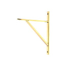 From The Anvil - Aged Brass Chalfont Shelf Bracket (260mm x 200mm) - Aged Brass  - 51146 - Choice Handles