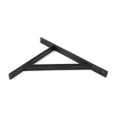 From The Anvil - Matt Black Chalfont Shelf Bracket (260mm x 200mm) - Matt Black  - 51154 - Choice Handles