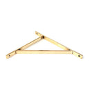 From The Anvil - Aged Brass Chalfont Shelf Bracket (314mm x 250mm) - Aged Brass  - 51156 - Choice Handles