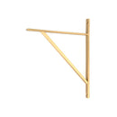 From The Anvil - Satin Brass Chalfont Shelf Bracket (314mm x 250mm) - Satin Brass  - 51157 - Choice Handles