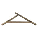 From The Anvil - Burnished Brass Chalfont Shelf Bracket (314mm x 250mm) - 51158 - Choice Handles