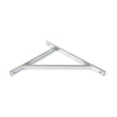 From The Anvil - Satin Chrome Chalfont Shelf Bracket (314mm x 250mm) - Satin Chrome  - 51160 - Choice Handles