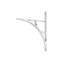 From The Anvil - Polished Chrome Tyne Shelf Bracket (260mm x 200mm) - Polished Chrome  - 51169 - Choice Handles