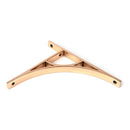 From The Anvil - Polished Bronze Tyne Shelf Bracket (260mm x 200mm) - Polished Bronze  - 51173 - Choice Handles