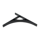 From The Anvil - Matt Black Tyne Shelf Bracket (260mm x 200mm) - Matt Black  - 51174 - Choice Handles