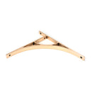 From The Anvil - Polished Bronze Tyne Shelf Bracket (314mm x 250mm) - Polished Bronze  - 51183 - Choice Handles