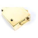 From The Anvil - Left Hand Bathroom Latch - Polished Brass - 83570 - Choice Handles