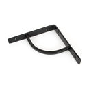 From The Anvil - Black 6'' x 6'' Plain Shelf Bracket - Black  - 83780 - Choice Handles