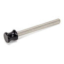 From The Anvil - Black ended SS M10 110mm Threaded Bar - Black  - 90439 - Choice Handles