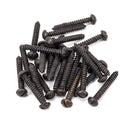 From The Anvil - Beeswax 6x1" Round Head Screws (25) - Beeswax  - 91138 - Choice Handles