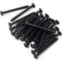 From The Anvil - Black 10x2" Round Head Screws (25) - Black  - 91177 - Choice Handles