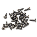 From The Anvil - Pewter 8x½" Round Head Screws (25) - Pewter Patina  - 91195 - Choice Handles