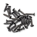 From The Anvil - Dark Satin Stainless Steel 6x¾" Countersunk Raised Head Screw (25) - Dark Satin Stainless Steel  - 91228 - Choice Handles