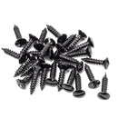 From The Anvil - Dark Satin Stainless Steel 8x¾" Countersunk Raised Head Screw (25) - Dark Satin Stainless Steel  - 91230 - Choice Handles