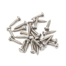From The Anvil - Satin Stainless Steel 4x½" Round Head Screws (25) - Satin Stainless Steel  - 91241 - Choice Handles