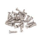 From The Anvil - Satin Stainless Steel 4x½" Countersunk Screws (25) - Satin Stainless Steel  - 92809 - Choice Handles