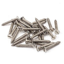 From The Anvil - Satin Stainless Steel 8x1¼" Countersunk Screws (25) - Satin Stainless Steel  - 92907 - Choice Handles