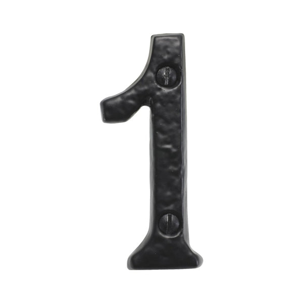 Spira Brass - Door Numerals (Number 1) - Black - BR43661 - Choice Handles