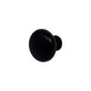 Forge & Finish - Round Cupboard Knob - 30mm - Matt Black - Choice Handles