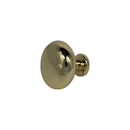 Forge & Finish - Round Cupboard Knob - 30mm - Polished Brass - Choice Handles