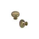 Forge & Finish - Round Cupboard Knob - 30mm - Satin Brass - Choice Handles