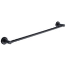 Oxford 60cm Towel Bar Rail. Wall Mounted for Bathroom and Kitchen. Black Finish
 - OXF-TOWEL-60-BL - Choice Handles