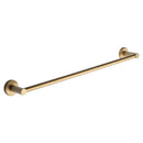 Oxford 60cm Towel Bar Rail. Wall Mounted for Bathroom and Kitchen. Satin Brass Finish - OXF-TOWEL-60-SB - Choice Handles