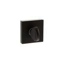 STATUS WC Turn and Release on S4 Square Rose - Urban Dark Bronze - S4WCSUDB - Choice Handles