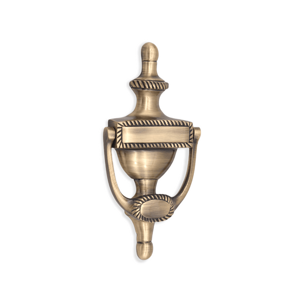 Spira Brass - Georgian Door Knocker 150mm  - Antique Brass - SB4105ANT - Choice Handles