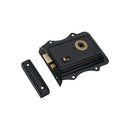 Spira Brass - Iron Rim Lock Olde - Black/Antique - SB7111BLK/ANT - Choice Handles