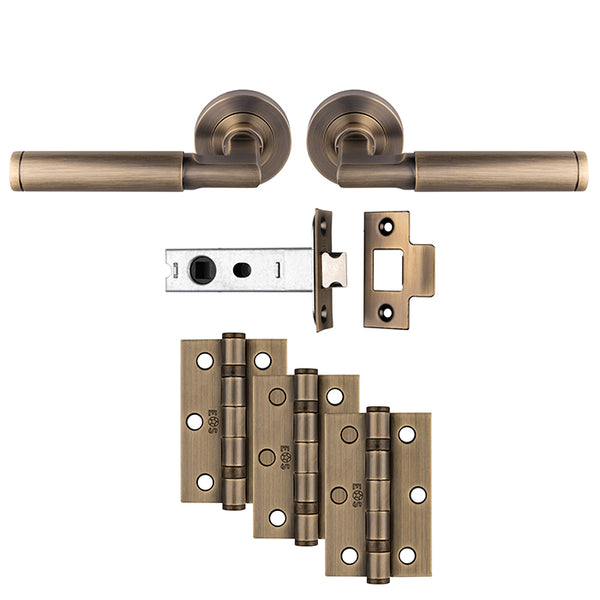 Carlisle Brass - Belas Latch Pack - Ultimate Door Pack - Antique Brass - UDP006AB/INTB - Choice Handles