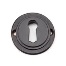 From The Anvil - Round Escutcheon (Beehive) - Aged Bronze - 46115 - Choice Handles
